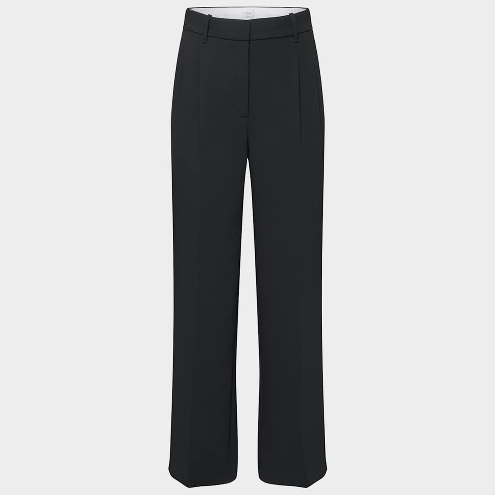 Aritzia “The Effortless Pant” Black Tailored Trousers